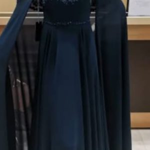 فستان سهر مع بشت S05